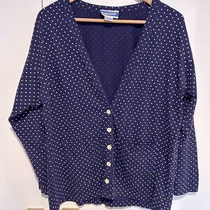 Pendleton Polka Dot Cardigan